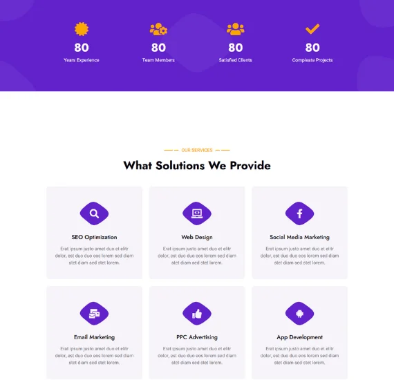 Agency Services and Project Showcase